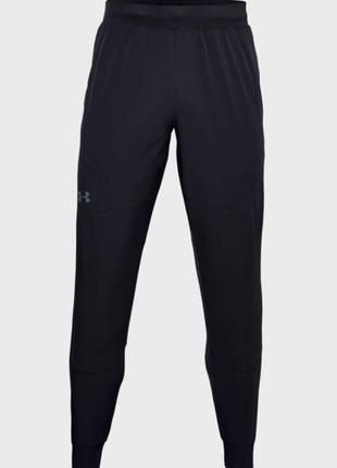 Under armour мужские черные спортивные штаны stretch woven utility jogger4 фото