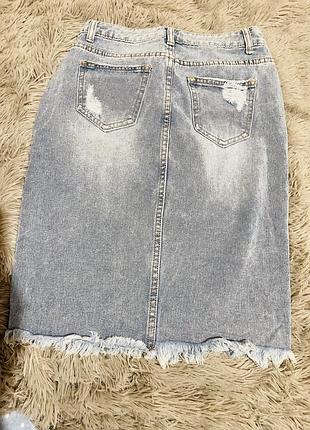 Джинсовая юбка 3