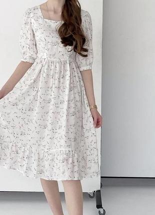 Нежное платье в цветочный узор🌸