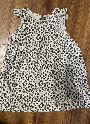 Платье hm 9-12 мес