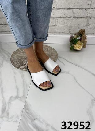 Жіночі легенькі шльопанці з натуральної шкіри та замші 😍