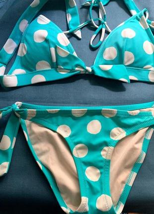 Купальник в горох victoria's secret xs