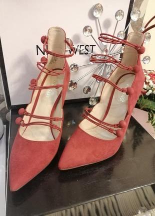 Туфли женские nine west замша5 фото