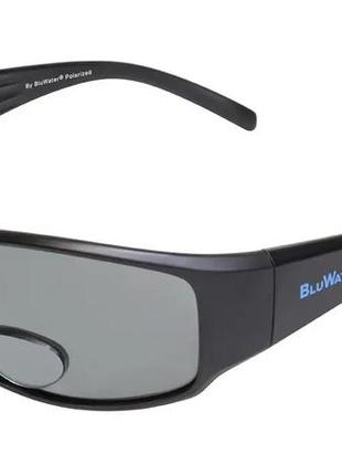 Бифокальные поляризационные очки bluwater bifocal-1 (+2.0) polarized (gray) серые