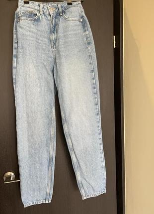 Женские мом джинсы от zara 32 размер хс4 фото