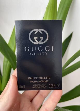 Туалетна вода gucci guilty pour homme1 фото