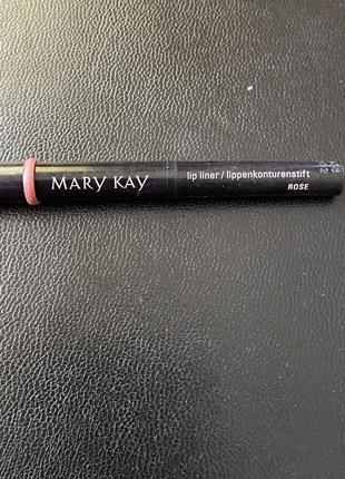 Олівець для губ mary kay lip liner rose 🌹2 фото