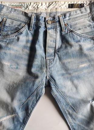 Джинси jack & jones erik anti fit blue jeans 34-34 блакитні5 фото