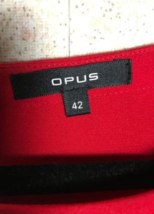 Opus яркая элегантная  блуза с узлом8 фото