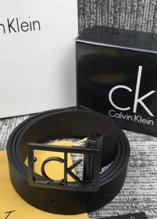 Подарочный набор calvin klein мужской ремень черный / коричневый