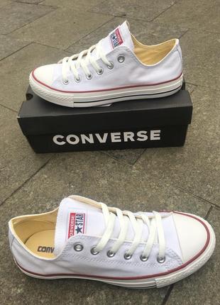 Белые, классические кеды converse классическое кеды конверс3 фото