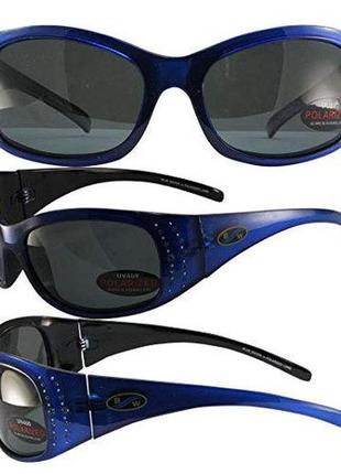 Очки bluwater biscayene blue polarized (черные)3 фото