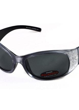 Очки bluwater biscayene silver polarized (черные)