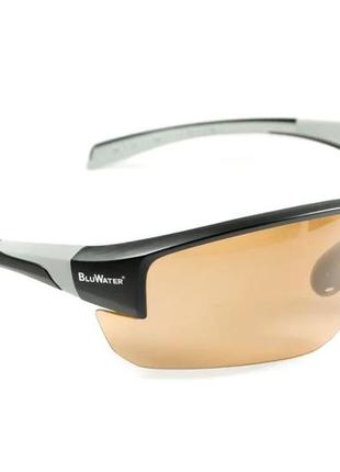 Фотохромные очки с поляризацией bluwater samson-3 polarized + photochromic (brown), коричневые