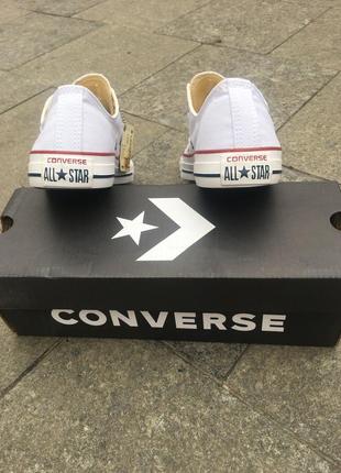 Белые, классические кеды converse классическое кеды конверс7 фото