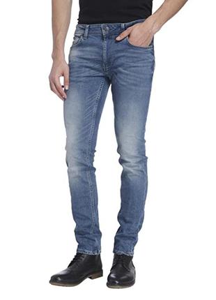 Джинсы jack & jones ben skinny fit blue jeans 34-32 синие