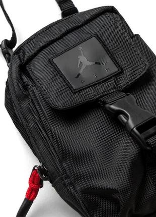 Nike jordan jumpman air pouch 9a0399-023 сумка на плечо оригинал унисекс борсетка маленькая6 фото