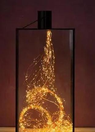 Гирлянда роса конский хвост 600led, новогодняя гирлянда 25нитей*2,5м, гирлянда на елку теплый свет, jyl-600