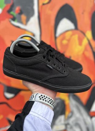 Vans кеды 38 размер черные кроссовки оригинал