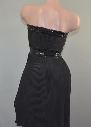Красивое, чёрное платье с пайетками (s)3 фото
