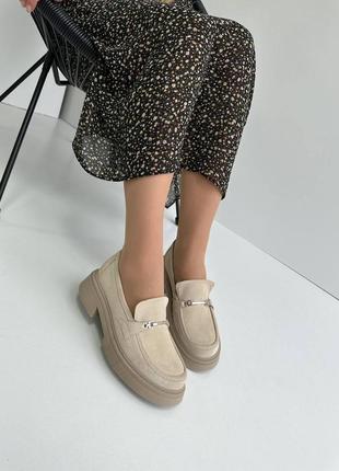 Женские кожаные туфли лоферы2 фото