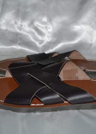 Шкіряні шльопанці noiz, р. 43