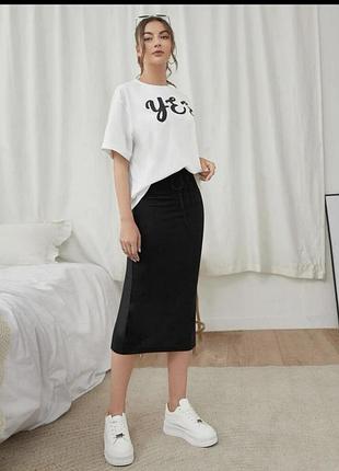 Жіночий костюм спідниця+футболка