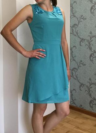Ніжне плаття бірюзового кольору від uttam boutique