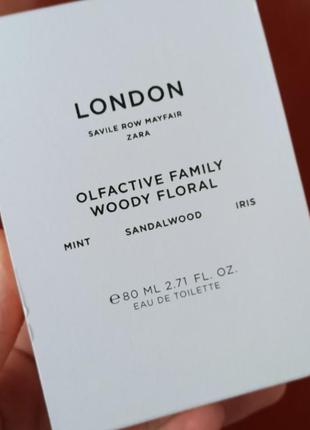 Zara london savile row mayfair edt 80 мл