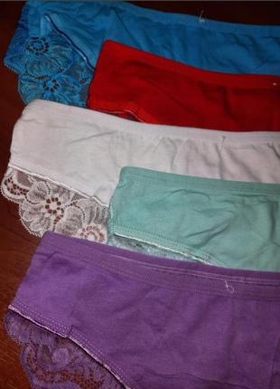 Ажур 🌈 трусики 44 46 48 р бавовна мереживо мереживні труси гіпюр на дешеву спідню білизну, розміри дівчинки, юна дівчинка