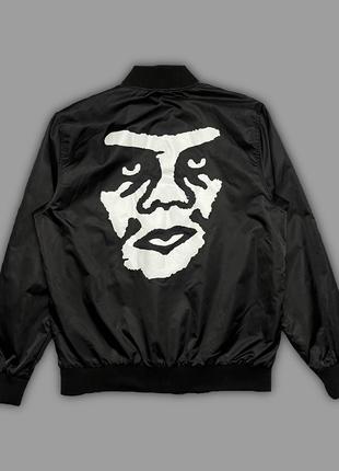 Куртка бомбер obey worldwide bomber jacket