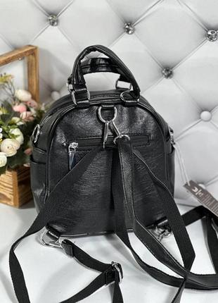 Стильный маленький рюкзак, черный 🔥много цветов🔥7 фото
