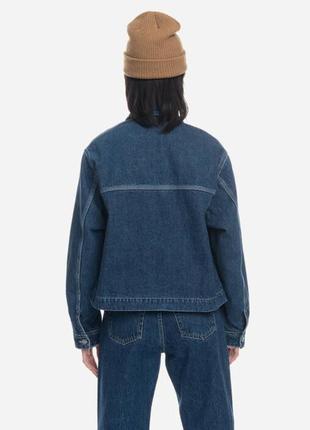 Женская куртка carhartt wip w’ rider jac blue stone4 фото