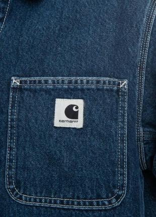 Женская куртка carhartt wip w’ rider jac blue stone3 фото