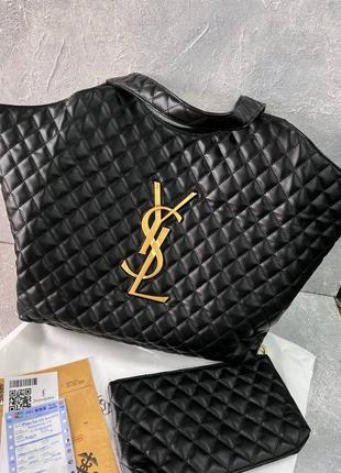 Сумка в стилі Saint Laurent YSL-logo leather belt