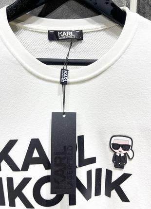 Женский свитшот толстовка батник кофта в стиле karl lagerfeld4 фото