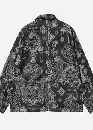 Куртка женская carhartt wip w' irving coat verse print/black2 фото