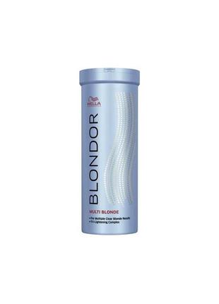 Осветляющий порошок wella blondor multi blonde powder, 400 г