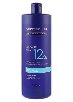 Крем-окислитель master lux professional oxidant cream 12%, 1000 мл1 фото