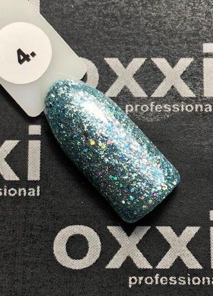 Гель-лак oxxi professional "star gel" №4 (бірюза)