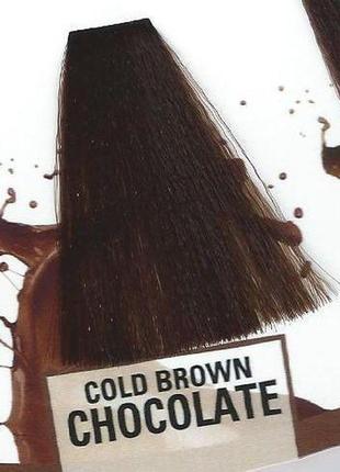 Маска-краска без аммиака krom k-color холодный коричневый шоколад, 250 мл1 фото