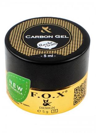 Гель для ремонта ногтевой пластины f.o.x. carbon gel masha create, 5 мл