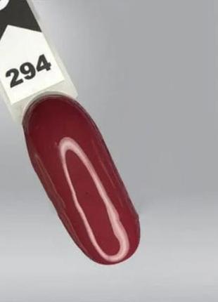 Гель-лак oxxi 294 (цегляний), емаль, 10мл