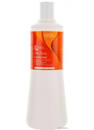 Окислювальна емульсія londa professional londacolor creme emulsion 1,9%, 1000 мл