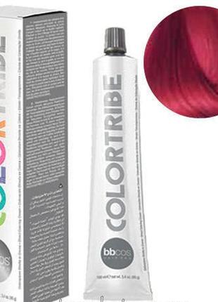 Фарба для волосся прямого фарбування bbcos colortribe direct coloring cream червоний, 100 мл