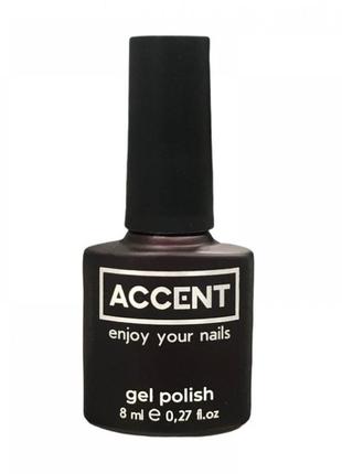 Топ матовий accent matte top coat, 8 мл