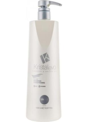 Шампунь-еліксир для волосся bbcos kristal evo elixir shampoo conditioning, 1000 мл