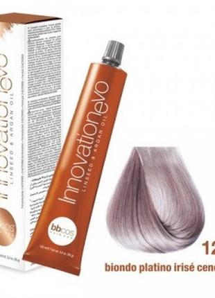 Стойкая краска для волос bbcos innovation evo hair color cream № 12/21 блондин платиновый фиолетовый, 100 мл