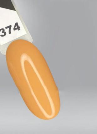 Гель-лак oxxi 374 (ніжно-абрикосовий), 10 мл