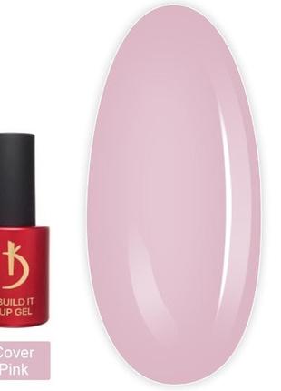 Моделювальний гель build it up gel "cover pink" kodi, 15 мл